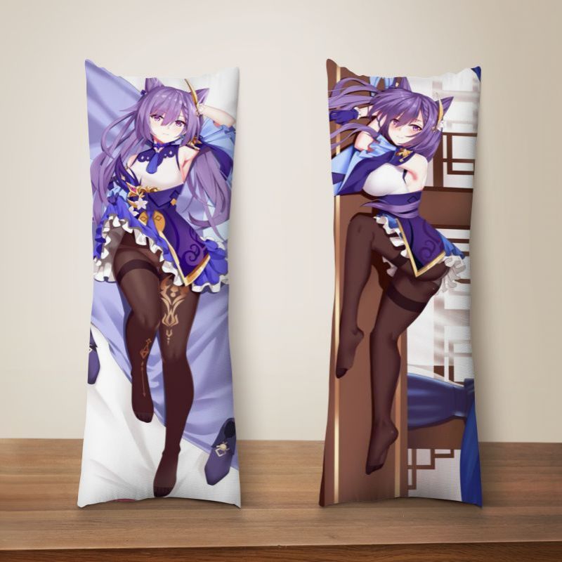 Funda de Almohada de Tamaño Real de Genshin Impact - Funda de Almohada Larga de Klee para Fans de Anime y Juegos