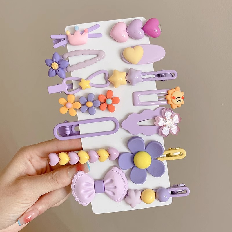 2025 nuevo clip de cabello para niños lindos clip de boca de pato frente clip de frangeo lateral clip de cabello rotos clip de cabello para niñas toque