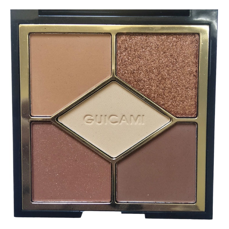 Guicami Backstage Five-Color Eyeshadow Palette High-End Sand Dune Limited Edition Rose Ice Mocha Deep Eye Blush Brightening