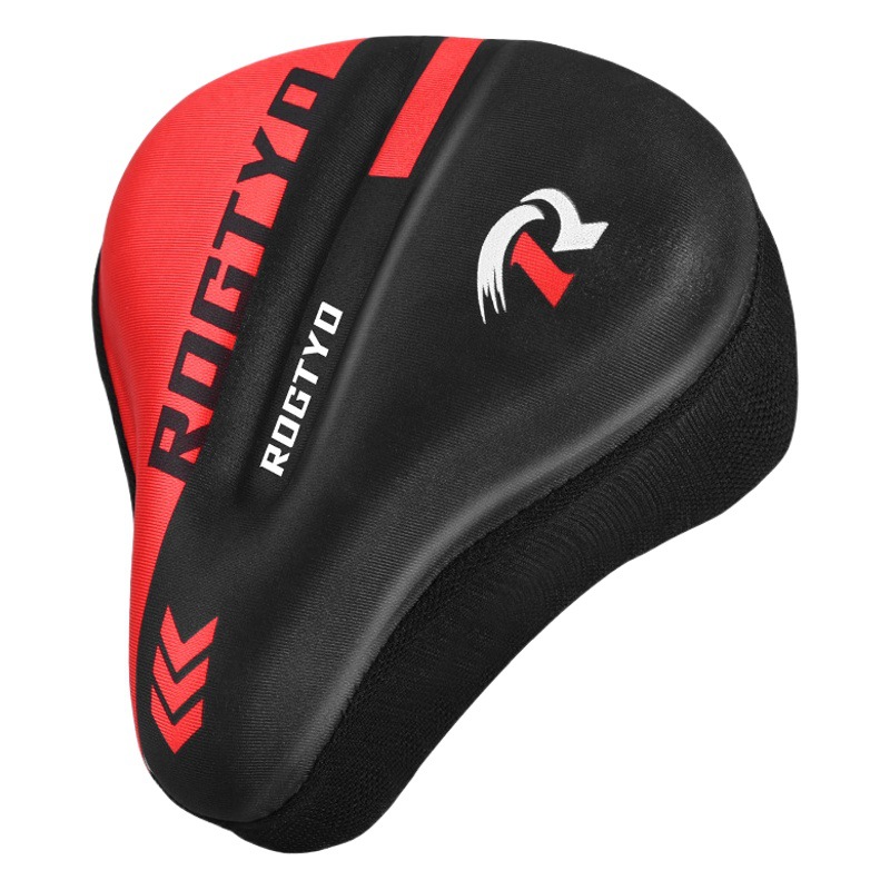 Funda de cojín de bicicleta engrosada esponja de silicona bicicleta de montaña extra grande cubierta de asiento dinámico compartido cubierta de sillín de bicicleta
