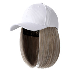 Removable wig cap for women fashion realistic bobo bob hair piece with hat wig factory wholesale