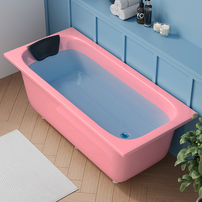 분홍색 빈 실린더(수도꼭지 및 난간 제외)