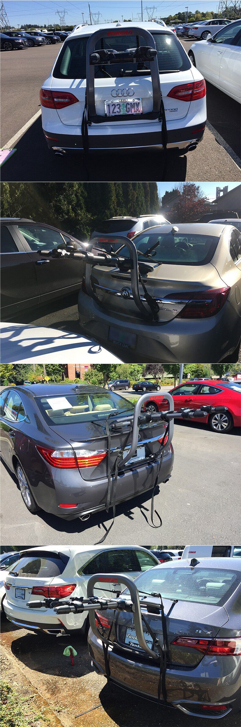 Yakima Car Bicycle Rack Rear Rack Fullback Car Suv Trunk Rack Car Rear Rack