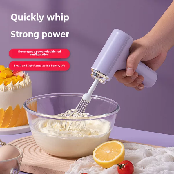 Cross-border Mini Wireless Household Electric Egg Beater Automatic Handheld Cream Whipper Egg Beater Small Mixer