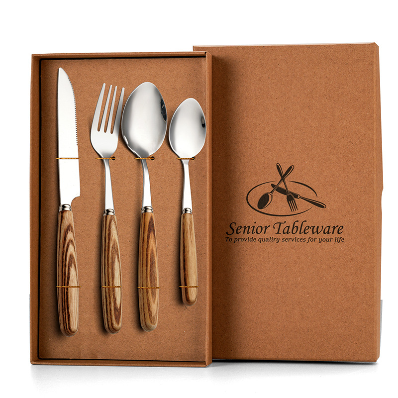 소가죽 종이박스 4 종 세트