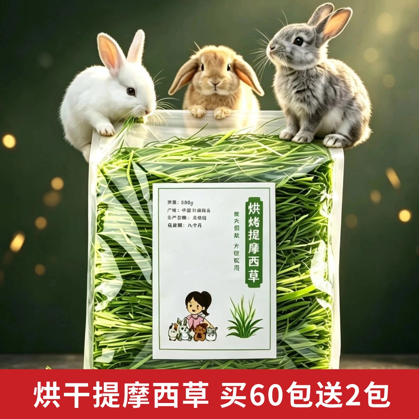 烘干提摩西草段批发燕麦草黑麦草龙猫兔子草豚鼠荷兰猪烘干牧草段