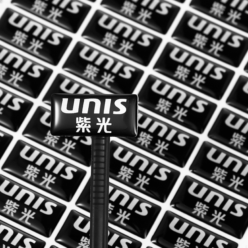 汽车标透明水晶滴塑车标立体滴胶标签贴纸卡通徽章定制logo图案