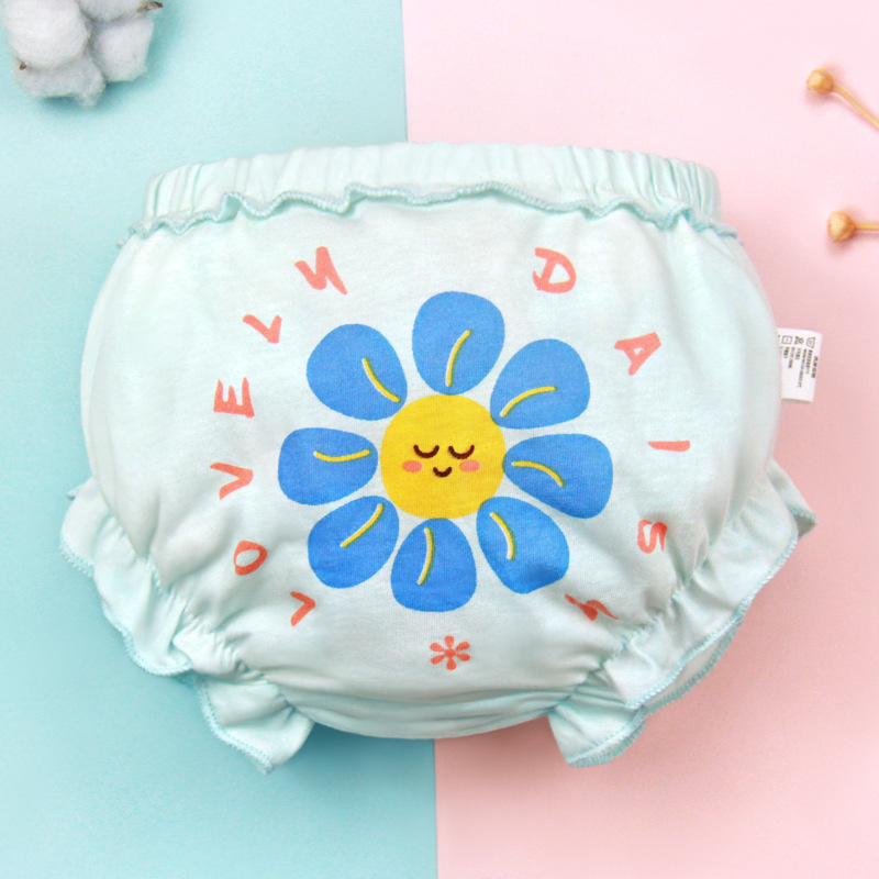 Verano del bebé pan pantalones de Corea dibujos animados algodón shorts niños briefs Niñas Ropa interior sin PP al por mayor