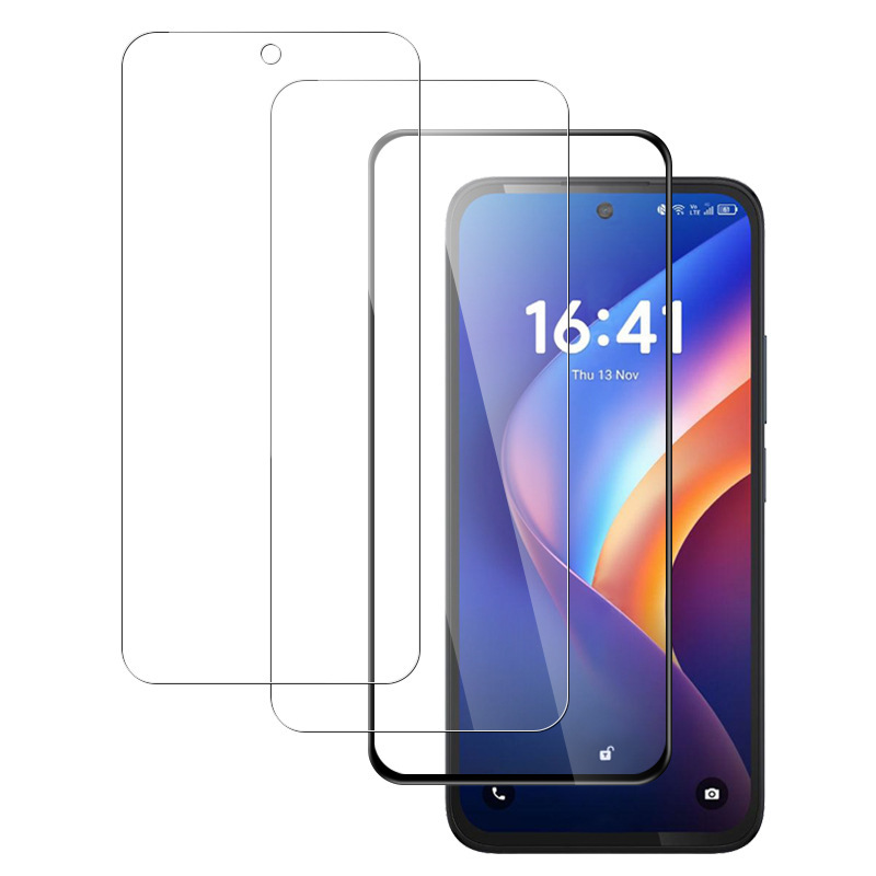 Suitable for Tcl K70 Tempered Film High-Aluminum Precision Hole High-Definition Explosion-Proof Full Glue K70Power Mobile Phone Screen Protector