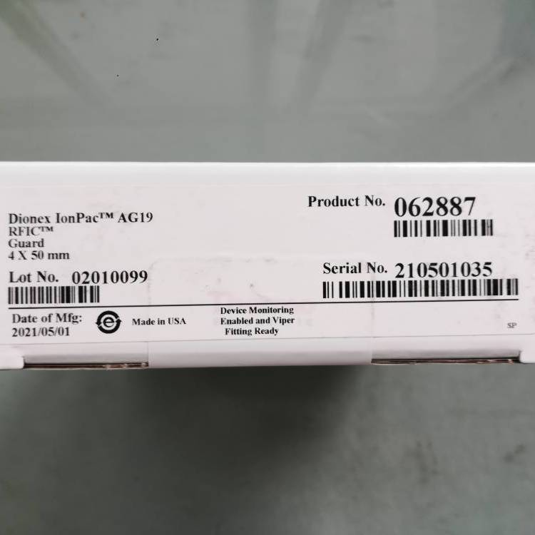 062887赛默飞***戴安离子 4*50毫米 11 um 离子保护柱IonPac AS19