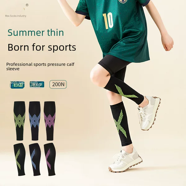 Cross-Border Sports Leg Protectors, Professional Sports Compression Calf Sleeves, Outdoor Fitness Running Mountaineering Pressure Calf Sleeves, Summer