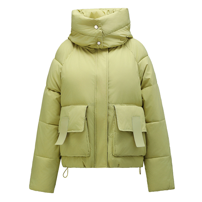 2025 nueva chaqueta de algodón coreana de placa corta, chaqueta de algodón caliente y cómoda de invierno, nueva chaqueta simple image 6