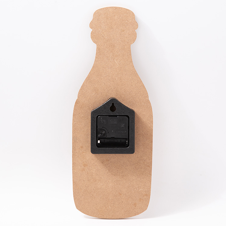 奶瓶钟版型背面