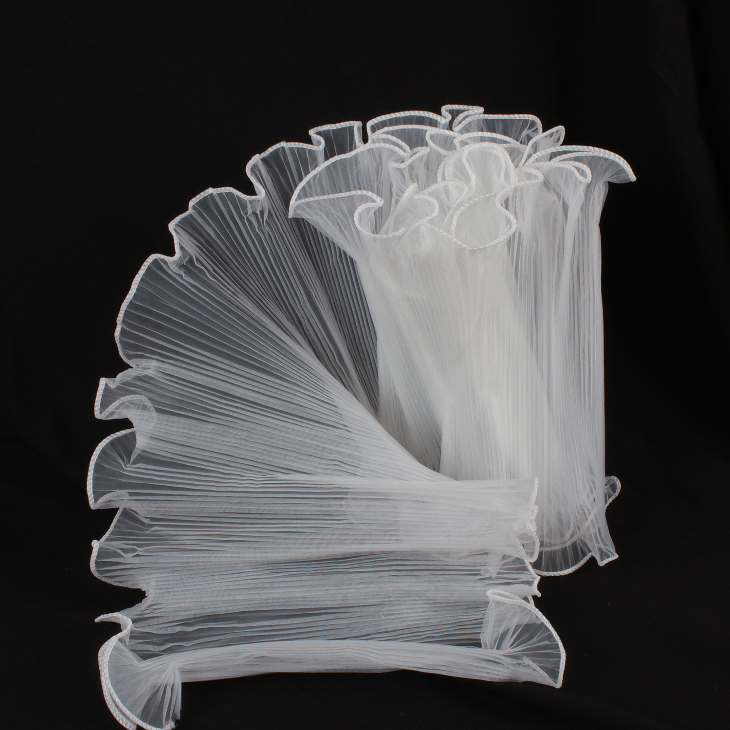 Cinta de hilo ondulado perlado navideño, rollo de material de embalaje para arreglos florales, material de malla para forrar rosas