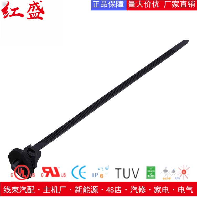 汽车扎带 带箭头和圆盘的固定扎带 156-00264/T50SOSSFT6.5E-MDL