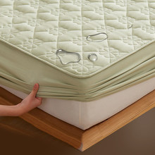 A类防水隔尿夹棉床笠单件加厚床垫保护罩防尘全包三件套