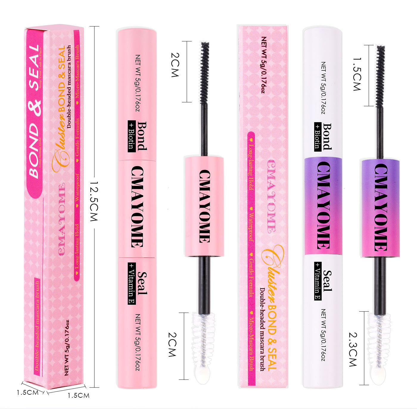 20g Weight Eyelash Glue Makeup Tools Types 1 Quantity Plastic Material Solid Color Pattern Casual, Simple Style Style Casual Simple Style Solid Color Plastic Eyelash Glue 1 无