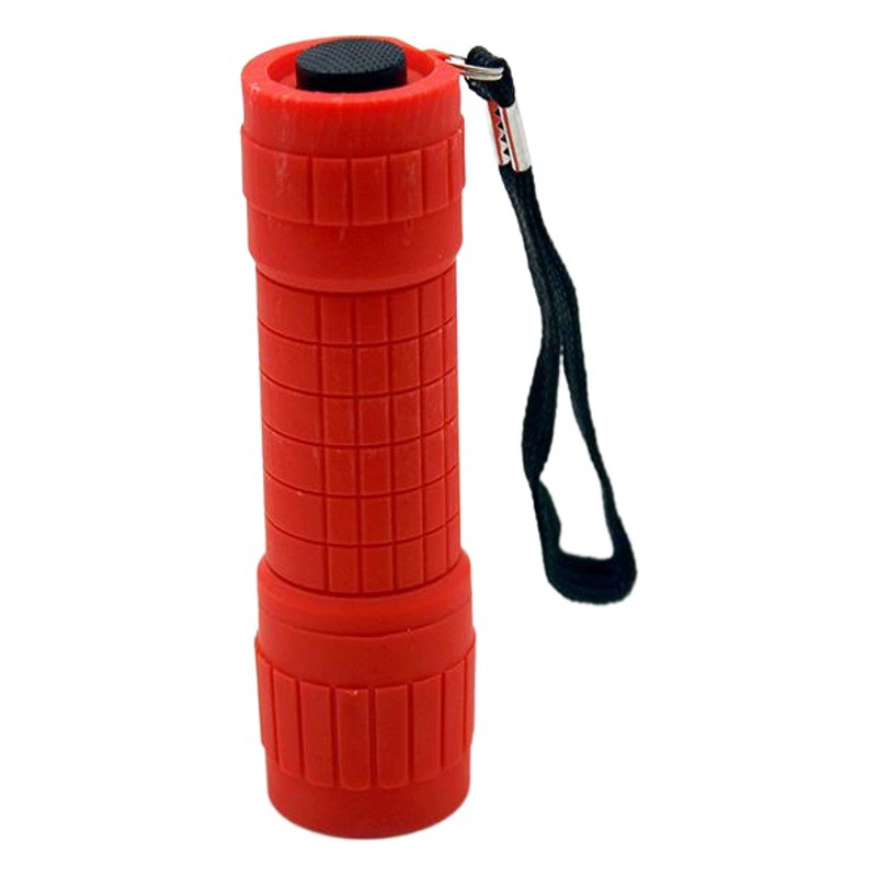 9LED пластиковый фонарик с сухим аккумулятором ручная ручка мини подарок фонарик портативный открытый фонарик