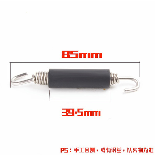 Motorcycle modified exhaust pipe tension spring stainless steel extended and thickened hook Scorpio exhaust pipe spring hook universal