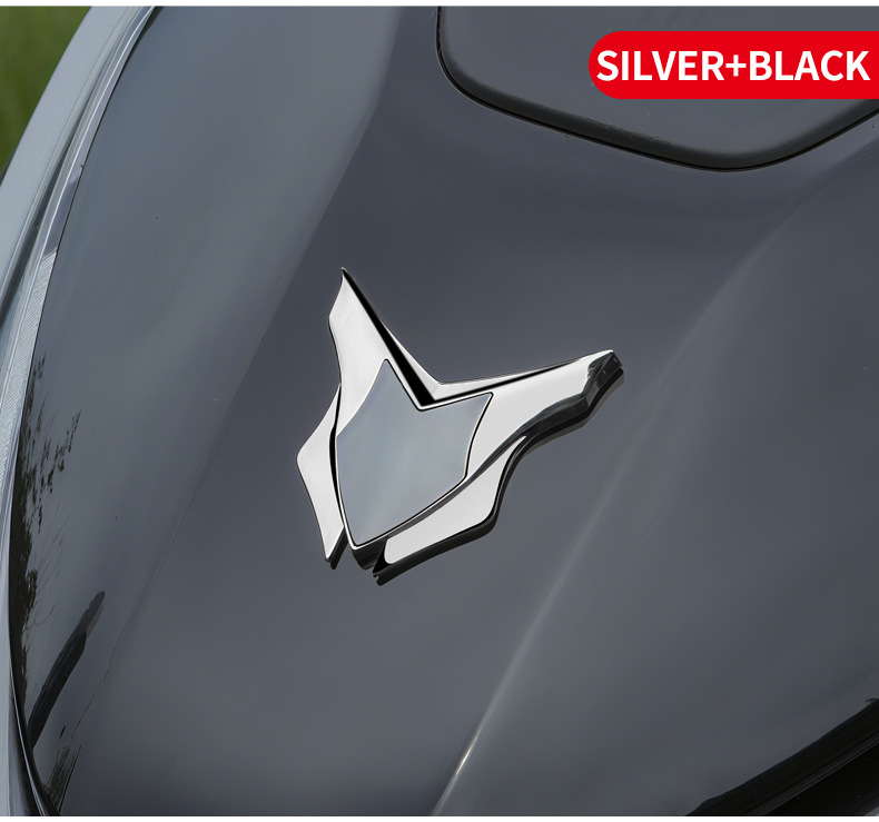 Logo Pattern Design for Cars, Motorcycles, Electric Vehicles, Personalized Modification Decoration Stickers, Zinc Alloy, Stainless Steel Metal