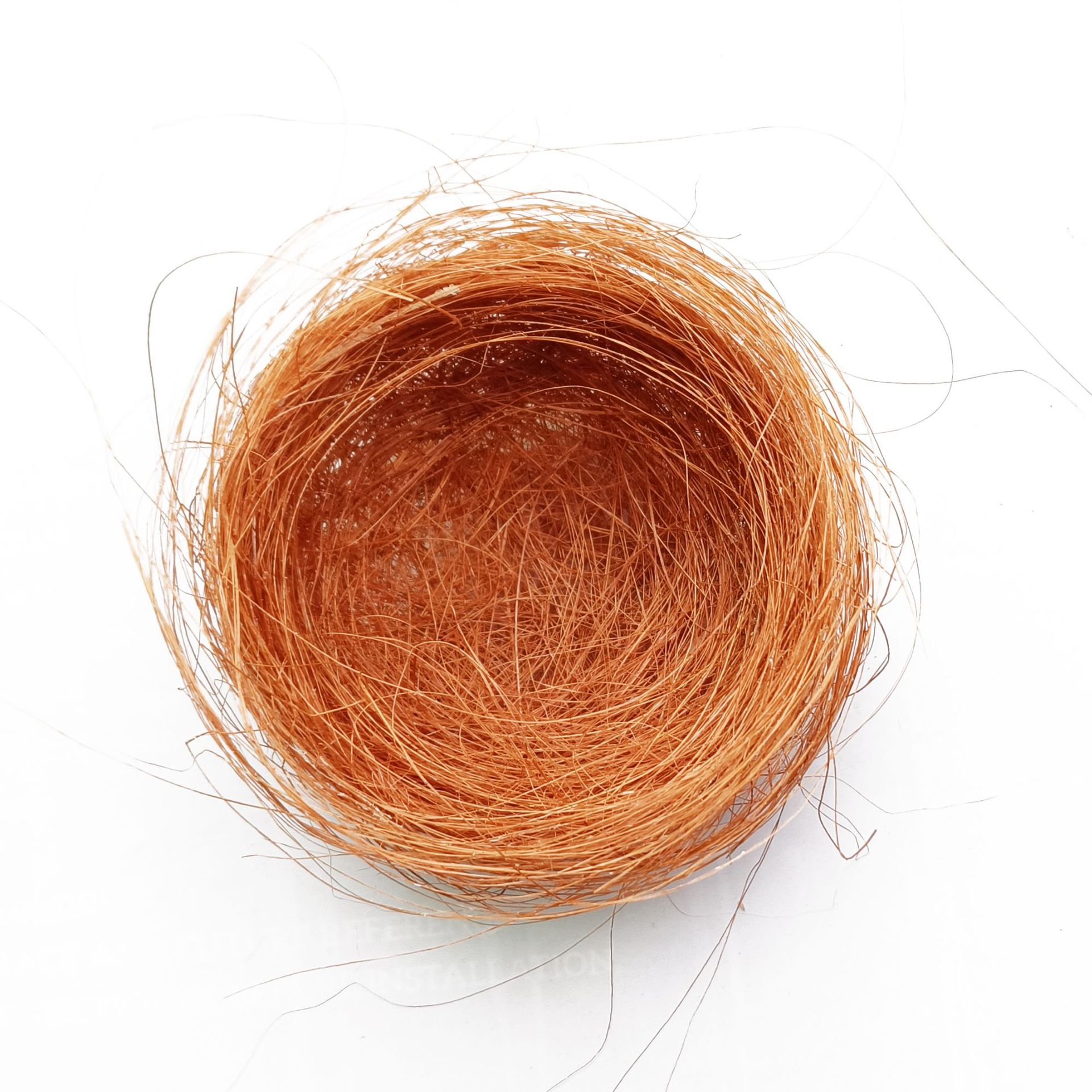 10CM麻丝鸟巢-咖啡色