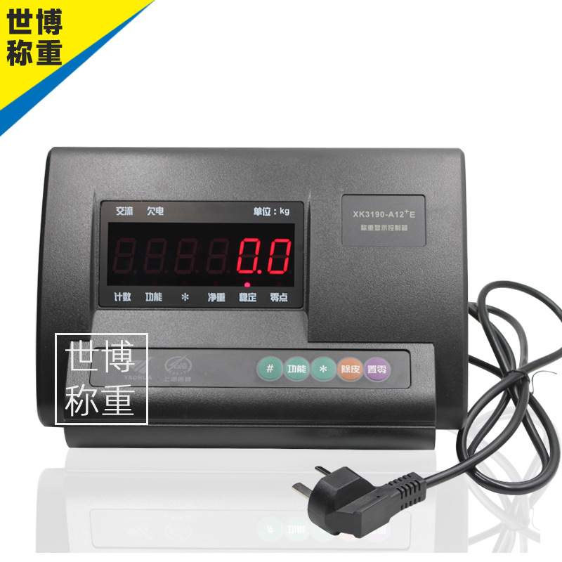 上海耀华A12仪表小地磅称重显示器地上衡