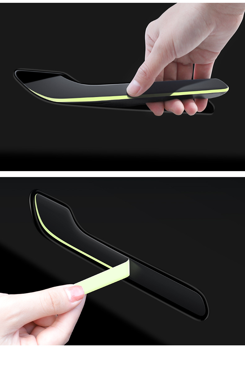 Suitable for Tesla Model Y/3 New Version Door Handle Sticker Night Luminous Decorative Accessories Artifact