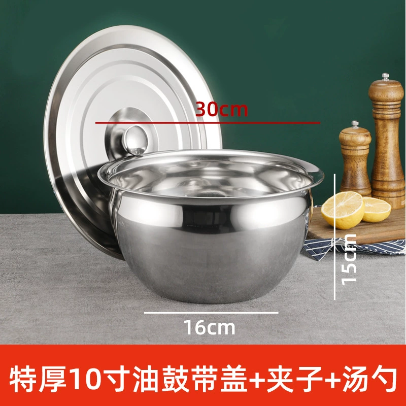 304 стальной нержавеющей стали масляная чаша крышка крышка бака для масла кухонный масляный бак барабан коммерческий масляный резервуар пищевойGRADE пищевойGRADE пряжка лопастная пеледа