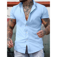 M 73927 Short sleeve printed men's shirt ����ӡ����ʿ����
