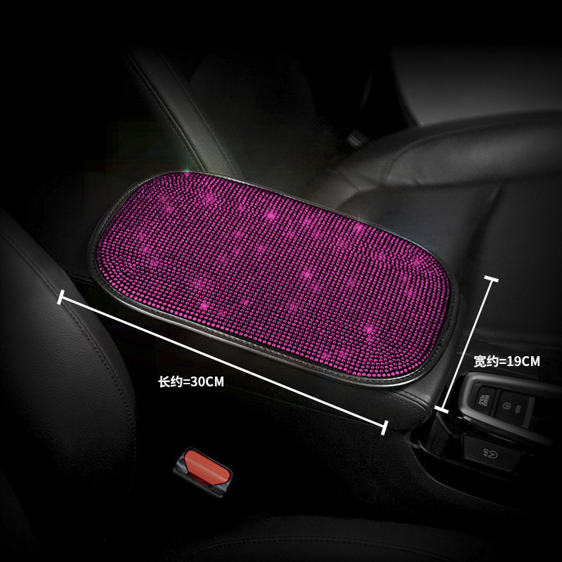 Venta al por mayor de diamante-caja de apoyabrazos del coche integrado pad universal interior caja de apoyabrazos central almohadilla protectora cubierta de los apoyabrazos engrosada almohadilla protectora