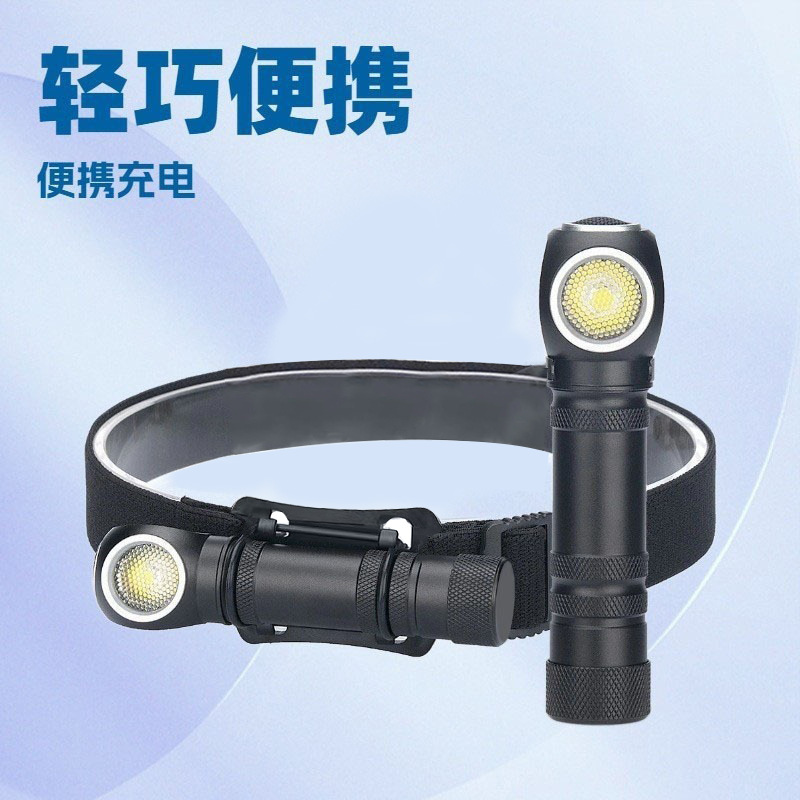 Luz intensa P50 iluminación LED portátil multifuncional linterna faro doble carga de batería incorporada larga duración image 5
