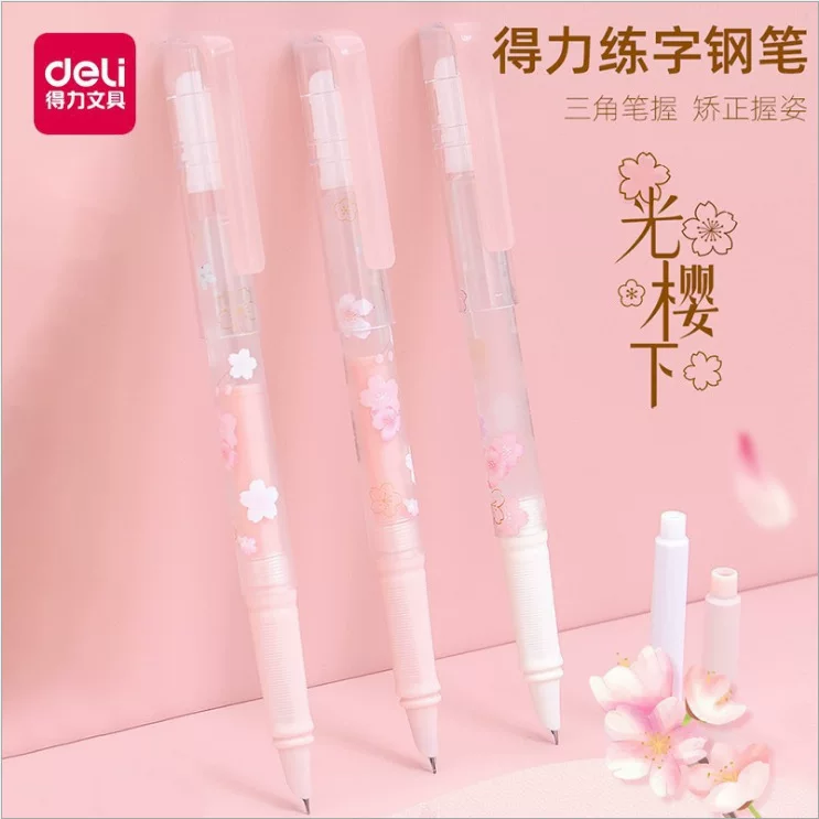 得力 A938 Pen EF Dark Sovereign Student Writing Write Writing ортодонтическая ручка может заменить ink sac