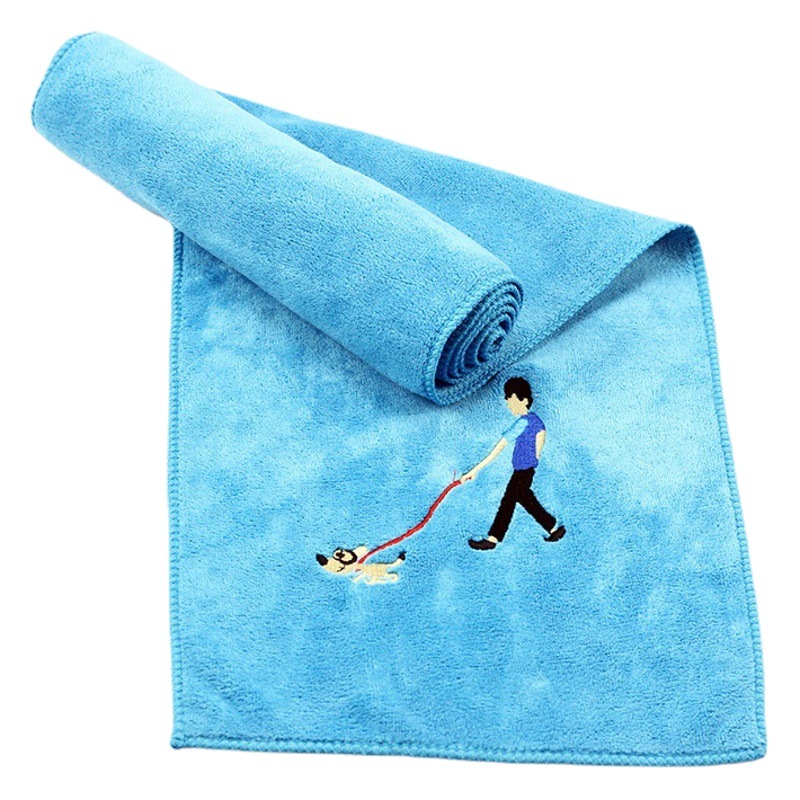 Towel factory wholesale microfiber marathon sports towel lengthened 25*110cm fitness towel embroidery custom