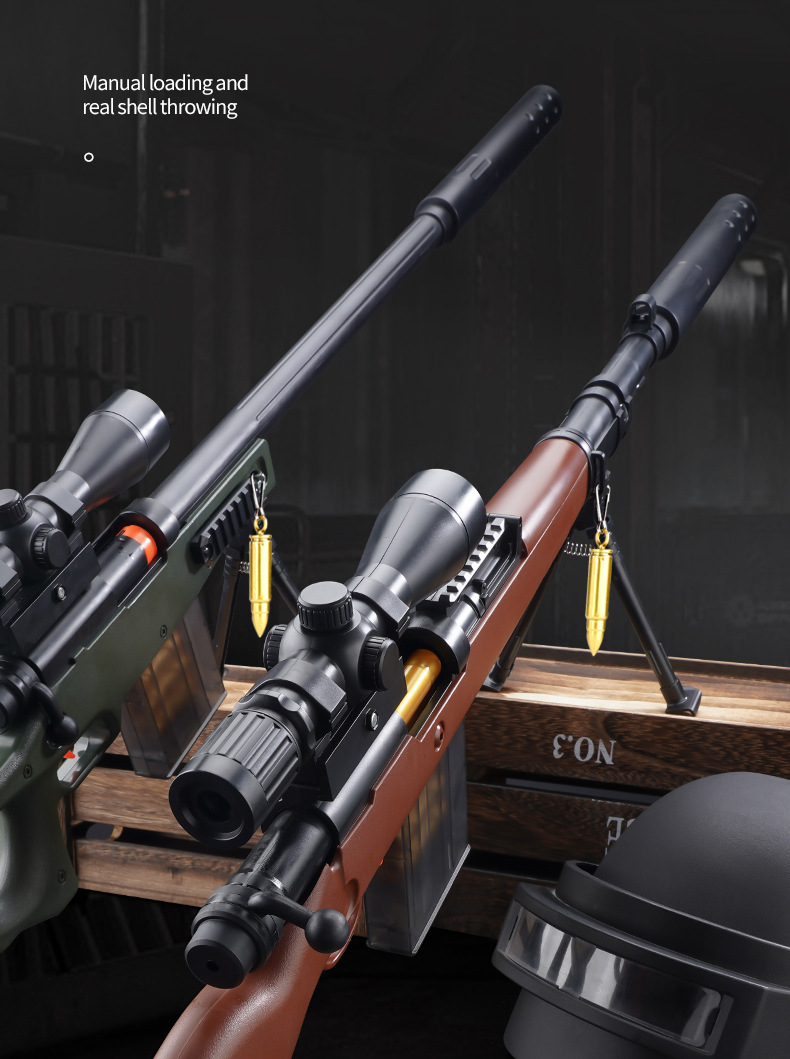 Fusil de précision M24 Star Faith, modèle réduit, camouflage extra large, à verrou, éjecteur de douilles, à balles souples, calibre 98g._voghion.com