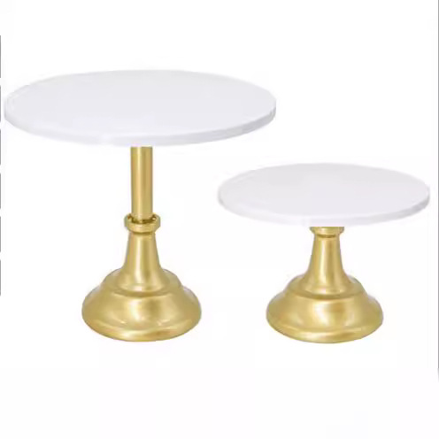 Platos de pastel de frutas de hierro forjado europeos postres de boda platos de platos fríos