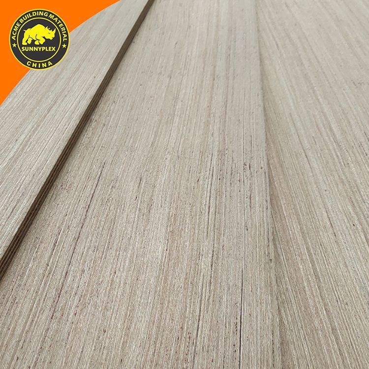Venta directa de fábrica de tableros de madera contrachapada tecnológica a base de melamina, tablero de chapa de álamo para decoración de interiores, muebles de madera