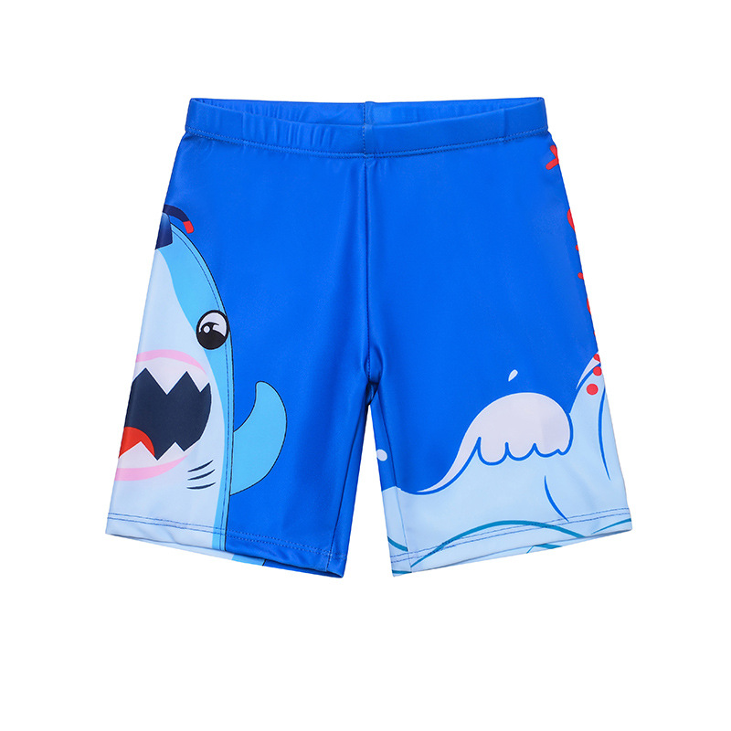 (Wholesale), children's cartoon swimwear for boys, professional quick dry shark, sun protection, for teenagers 3
