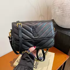 French-Style Mini Square Bag New Arrival Women's Handbag Fashionable Canvas Shoulder Bag Purse