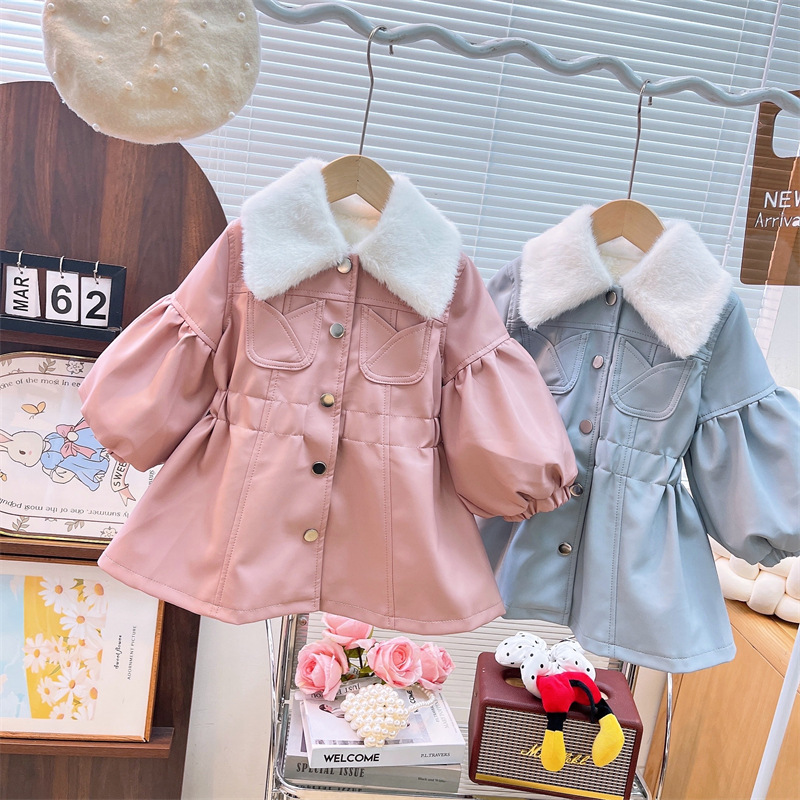Warm winter dress, jacket