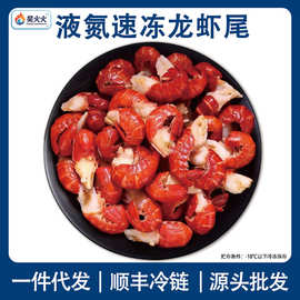 龙虾尾新鲜冷冻小龙虾干冰手剥大号虾球生鲜整箱虾肉海鲜水产批发