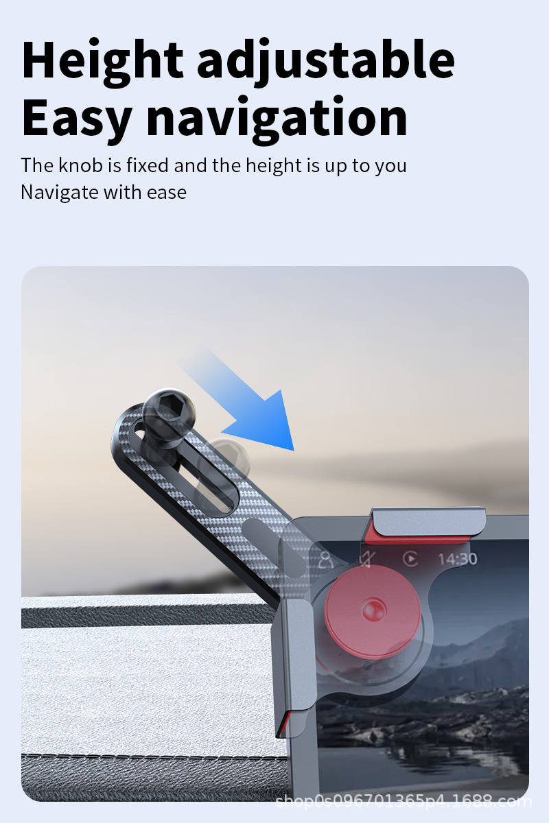 New Cross-Border Car Phone Holder with Floating Screen Navigation Base Display Screen Central Control Screen Phone Holder Navigation Device