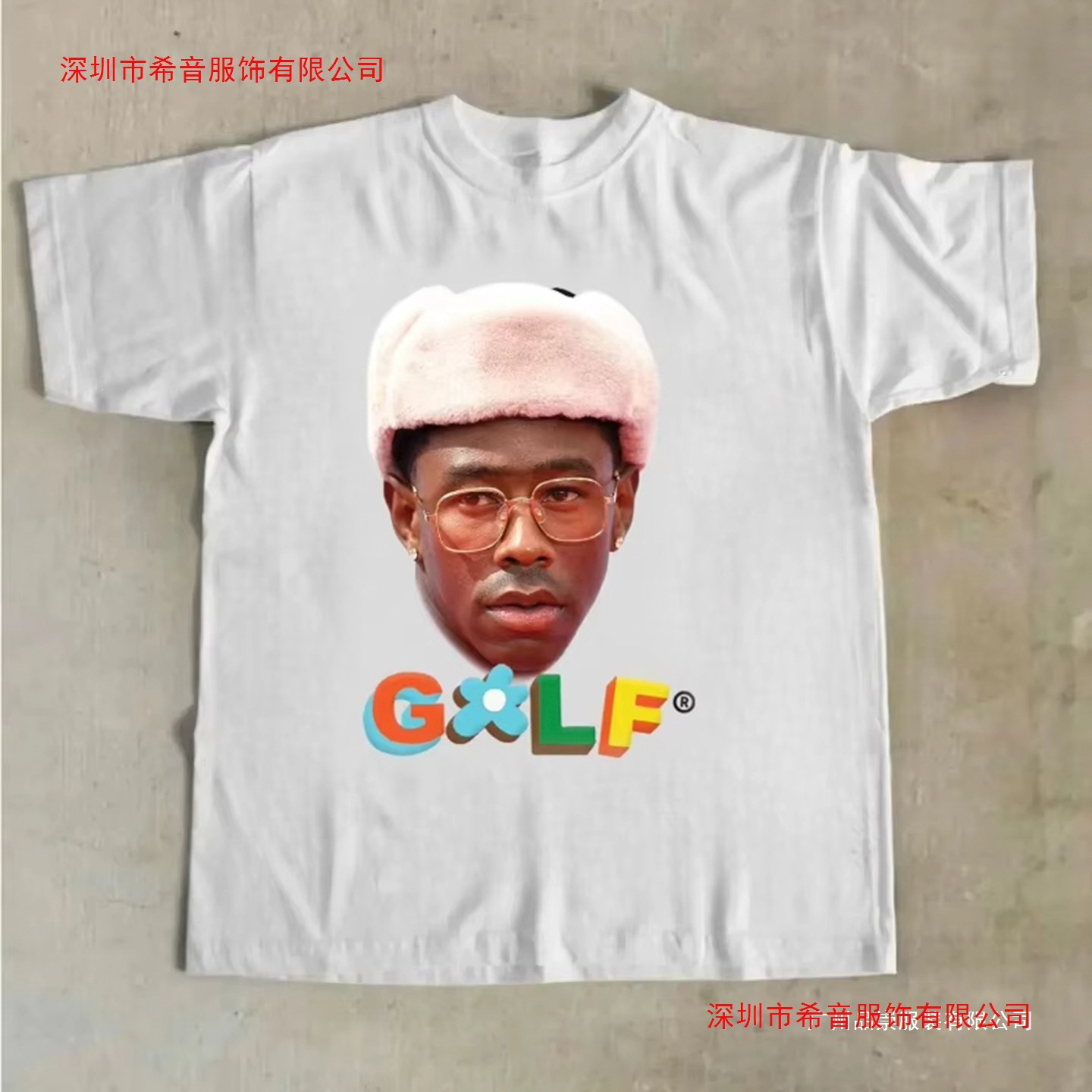 跨境2025 Summer Portrait Tshirt Trendy Vintage Retro Streetw