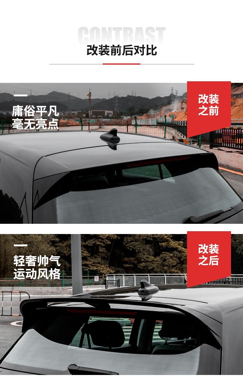 Suitable for Clubsport Volkswagen Golf 8Th Generation Special Rear Wing 8Rline/Gti Modified Spoiler Decoration