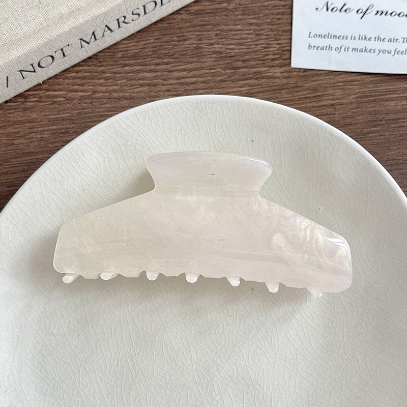 Gran clip de agarre de ácido acético retrógrado francés, clip de pescado, clip de cabello sofisticado, clip de cabello de alta calidad, pinza de cabello para el cabello.