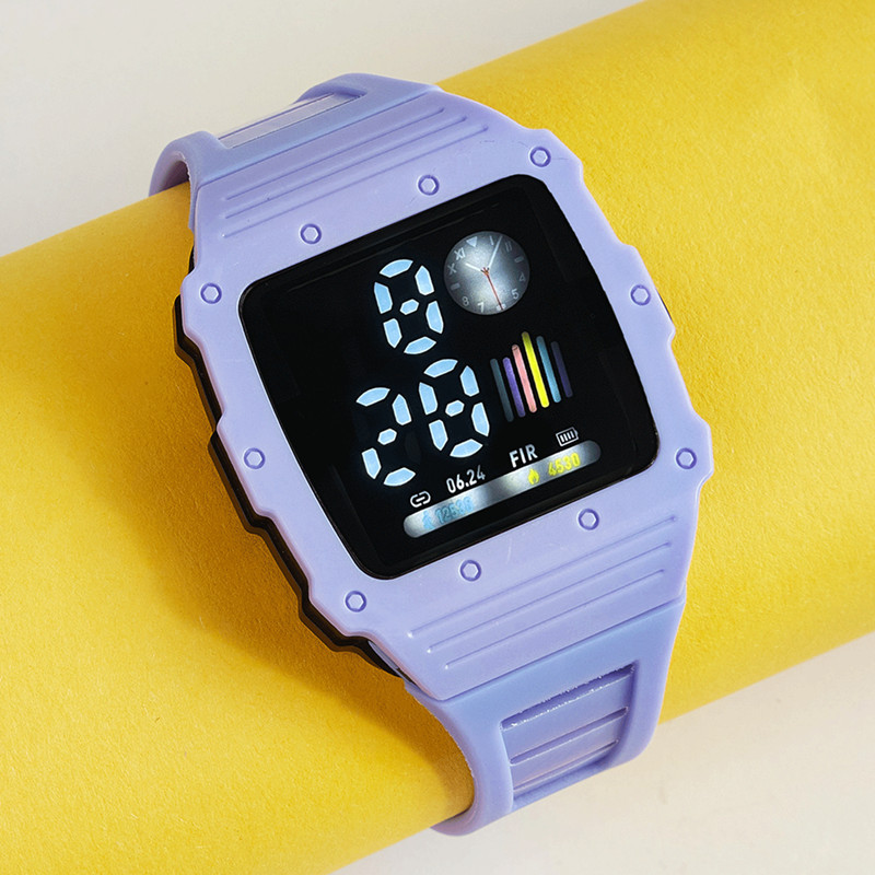 Nuevo reloj electrónico LED para hombres y mujeres Square Apple impermeable digital deportes estudiante niños LED reloj electrónico