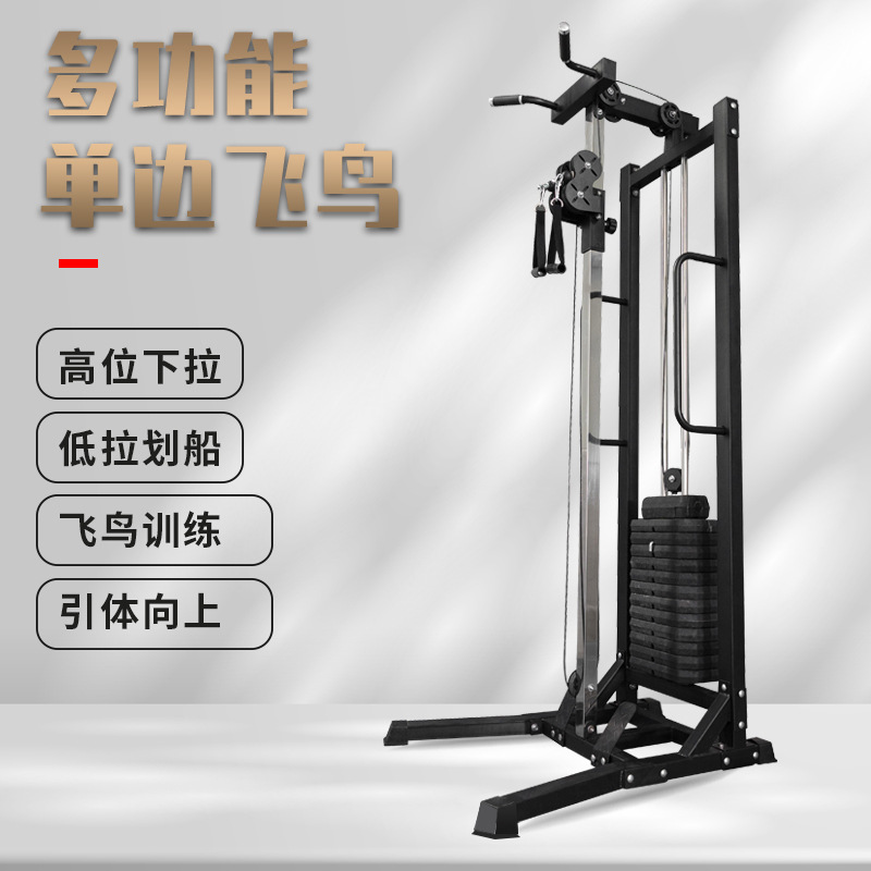 Multifunctional Unilateral Small Bird Trainer Household Big Bird High and Low Pull Rowing Commercial Gantry Fitness Equipment