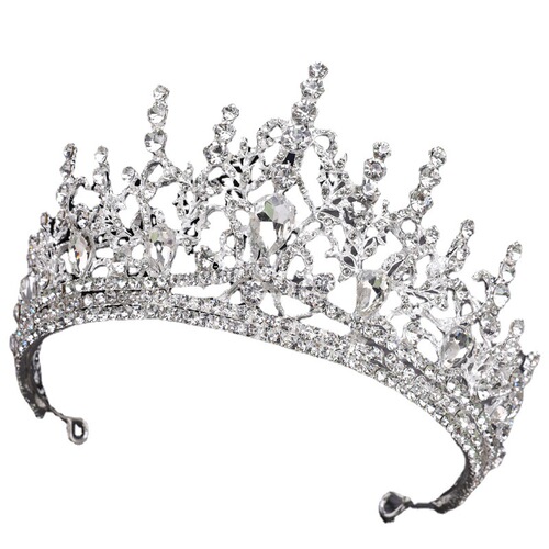 European and American hot-selling bridal crown Baroque rhinestone bridal crown tiara atmospheric wedding dress accessories crown