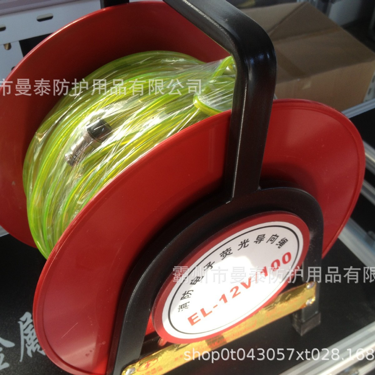 隧道可充电式救生照明线救援逃生指示照明线矿山救护荧光导向绳