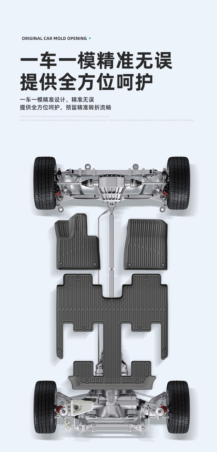 Suitable for 26 models of Lantu Taishan cars, special car-specific TPE floor mats, eco-friendly trunk mats