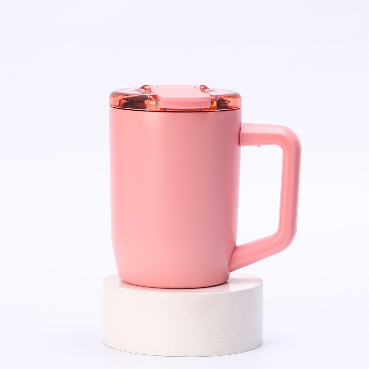 Nuevos productos transfronterizos de acero inoxidable 15oz taza de mango taza de oficina de negocios portátil taza de café taza de café taza